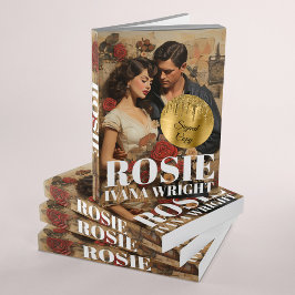 Goud geborsteld Folie Faux Glitter Drip Signed Cop Ronde Sticker