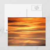 Goud gebrand briefkaart (Voorkant / Achterkant)