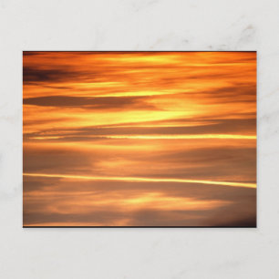 Goud gebrand briefkaart