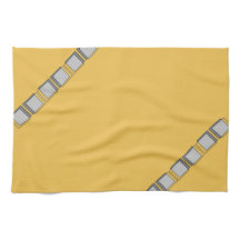 Goud Geel Grijze moderne keukendoeken 4