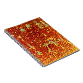 Goud gefuseerd glas notitieboek (Rechterzijde)