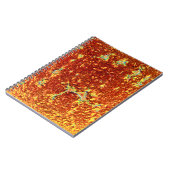 Goud gefuseerd glas notitieboek (Linkerzijde)