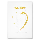 Goud geheugen van mijn kleindochterjeugd foto afdruk (Voorkant)