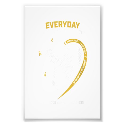 Goud geheugen van mijn kleindochterjeugd foto afdruk (Voorkant)