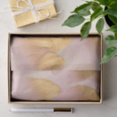Goud Gekleurde Roze Veren Tissuepapier (Geschenk)