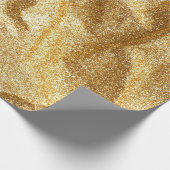 Goud gekreukeld papier textuur abstracte achtergro (Hoek)