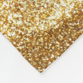 Goud gekreukeld papier textuur abstracte achtergro fleece deken (Hoek)