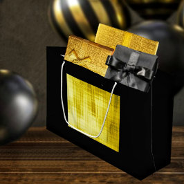 Goud-gelamineerd Zwart-II Groot Cadeauzakje