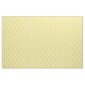Goud Gele Art Deco Schelpen Stof Retro Print (Yard (91,4 cm))