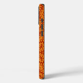 Goud Gele Bladerige Wijnstok Patroon Case-Mate iPhone Case (Achterkant / Links)