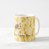Goud Gele Honingbij Koffiemok (Voorkant rechts)