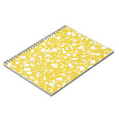 Goud Gele Marmeren Notitieboek (Linkerzijde)