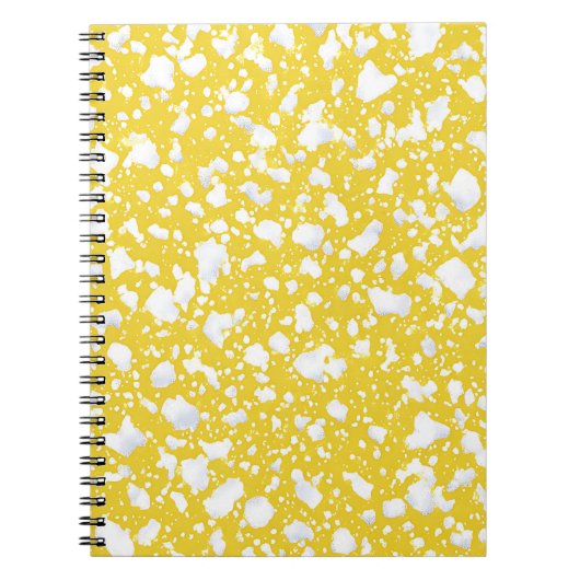 Goud Gele Marmeren Notitieboek (Voorkant)