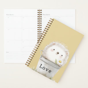 Goud Gele Tuin Egeltje Madeliefje Bloem Planner
