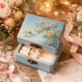 Goud Gele Vintage Zonnebloem Tak Decoupage Tissuepapier