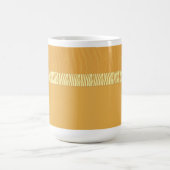 Goud Gele Zebra Vachtprint Koffiemok (Center)