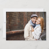 Goud Gelukkig Nieuwjaar Script | Aangepaste foto Feestdagenkaart (Achterkant)