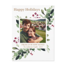 Goud Gelukkig Vakantie Groen Bessen Nieuw Huis