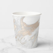 Goud-gemarmerde, speciale incasso P Papieren Bekers (Achterkant)