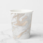 Goud-gemarmerde, speciale incasso P Papieren Bekers (Links)