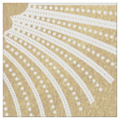 Goud geometrisch art-decopatroon stof (Close Up)