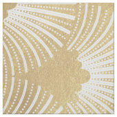 Goud geometrisch art-decopatroon stof (Swatch)
