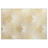 Goud geometrisch art-decopatroon stof (Fat Quarter)