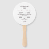 Goud Geometrisch Groen Bourgondisch Bloemen Bruilo Handwaaier (Achterkant)