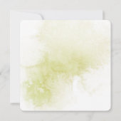 Goud geometrisch kristal botanische vierkant kaart (Achterkant)