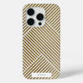 Goud geometrisch patroon Elegant verfijnd luxe Case-Mate iPhone Case (Achterkant)