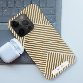 Goud geometrisch patroon Elegant verfijnd luxe Case-Mate iPhone Case