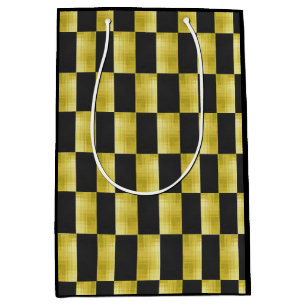 Goud-Gepaneeld-Zwart-IV Medium Cadeauzakje