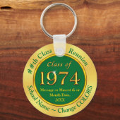 Goud Gepersonaliseerd, Klasse van 1974 Reünie, Ges Sleutelhanger (Voorkant)