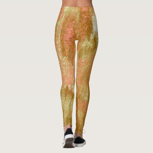 Goud geplateerd leggings (Achterkant)