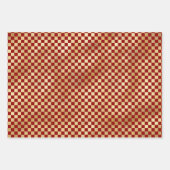 Goud geruit Boxed patroon Inpakpapier Vel (Voorkant 2)