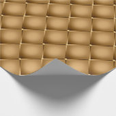 Goud geruit inpakpapier (Hoek)