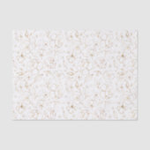 Goud geschetst Rozen tissuepapier (Voorkant)