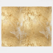 Goud geschilderd fleece deken (Voorkant (Horizontaal))