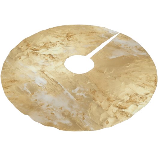 Goud geschilderd kerstboom rok (Gekanteld)