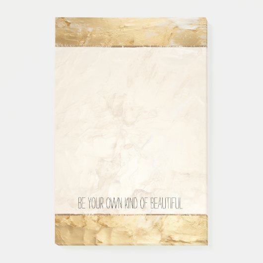 Goud geschilderd post-it® notes (Voorkant)