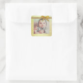 Goud Geslacht Neutraal Baby Foto Stickers (Tas)
