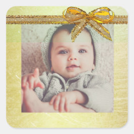 Goud Geslacht Neutraal Baby Foto Stickers