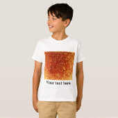Goud gesmolten glas t-shirt (Voorkant volledig)