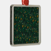 Goud Gespikkeld Groen Ornament (Rechts)