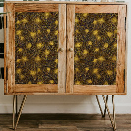 Goud getipte bloemblaadjes patroon decoupage tissuepapier