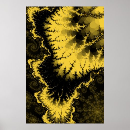 Goud Gevederde Ster Poster (Voorkant)
