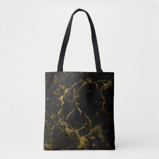 Goud gevlekt glitter tote bag (Voorkant)
