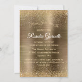 Goud Glam 50 en Fabulous Disco Bal Chocolade Kaart (Achterkant)
