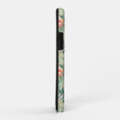 Goud Glam Tropisch Roze Perzik Hibiscus Case-Mate iPhone Case (Achterkant/rechts)