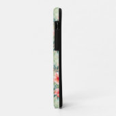 Goud Glam Tropisch Roze Perzik Hibiscus Case-Mate iPhone Case (Achterkant/links)